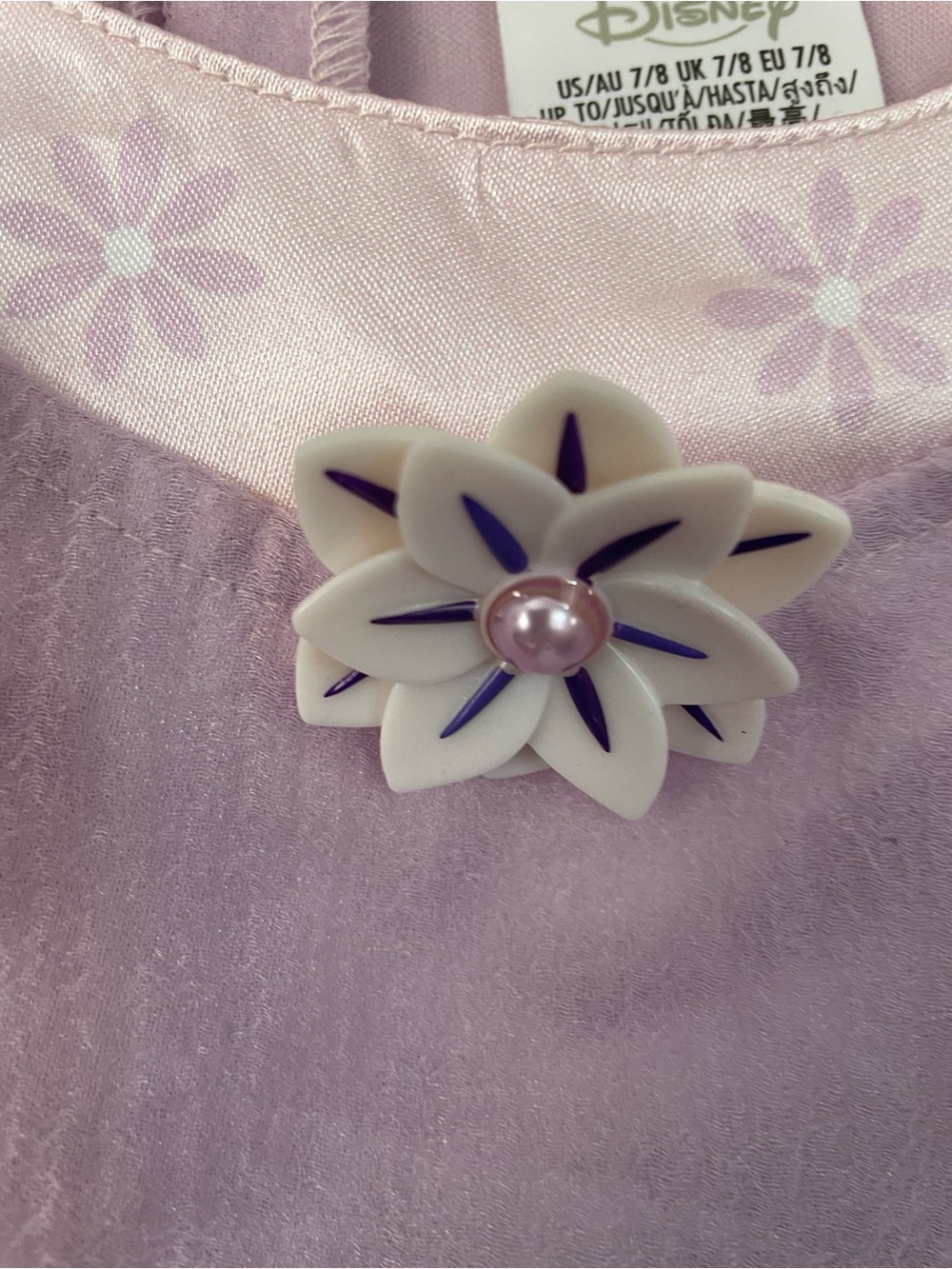 Disney Original- Princess Isabella Encanto Lavender Floral Princess Costume - Picture 3 of 7